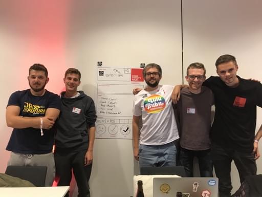 Das Teamfoto der 127. ComputerBande