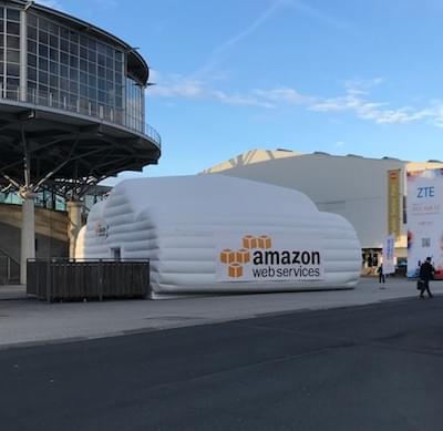 Amazon hatte die ganze: Cloud im Gepäck
