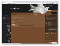 Screenshot des Neagora-Bugtrackers
