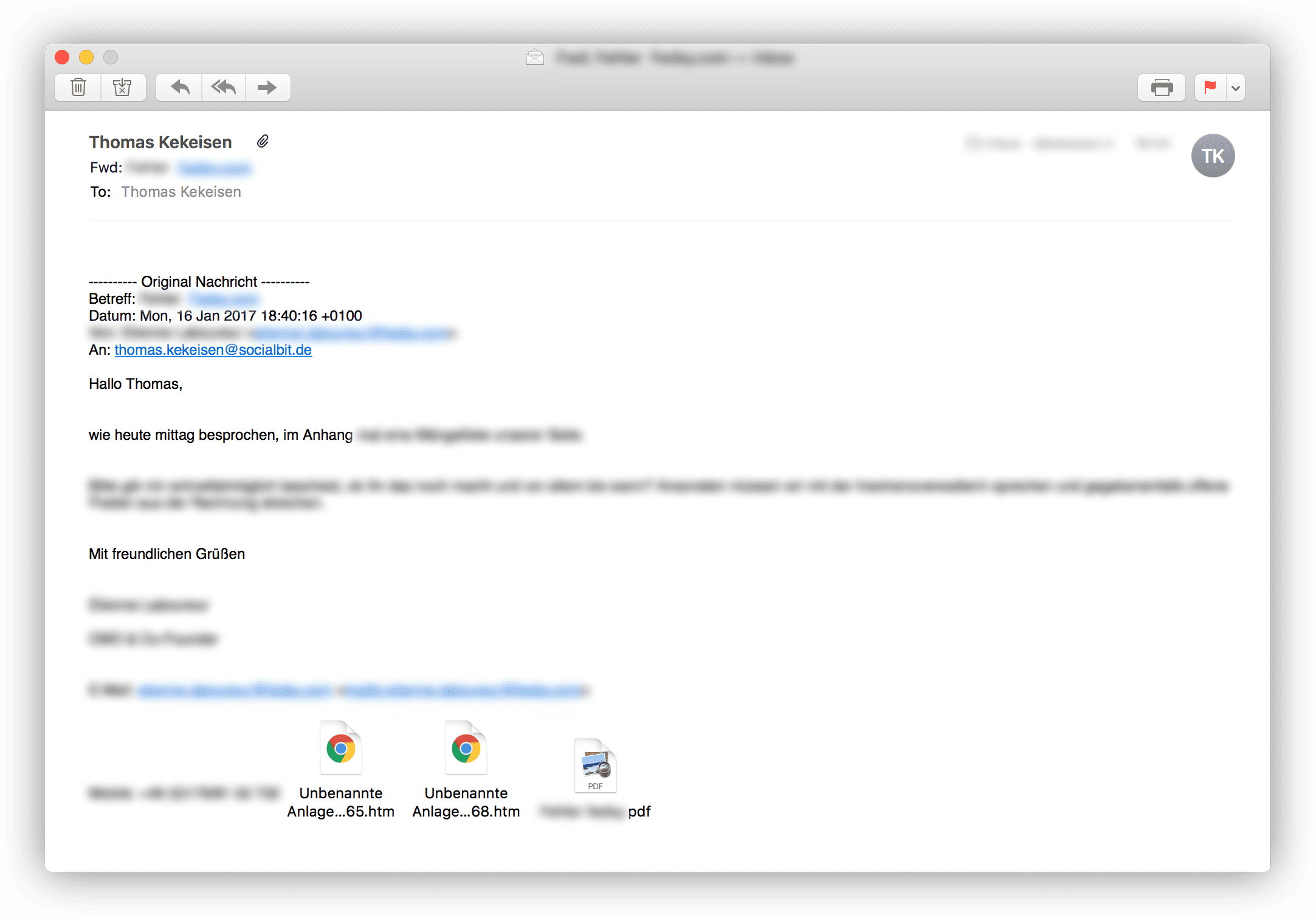 Beispiel: So könnte eine von OSX zerstückelte E-Mail aussehen