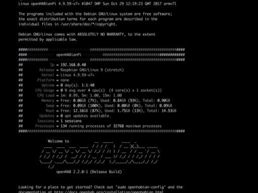 Screenshot: Per SSH auf dem Raspberry Pi einloggen