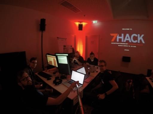 Das Socialbit-Team auf dem 7HACK 2015