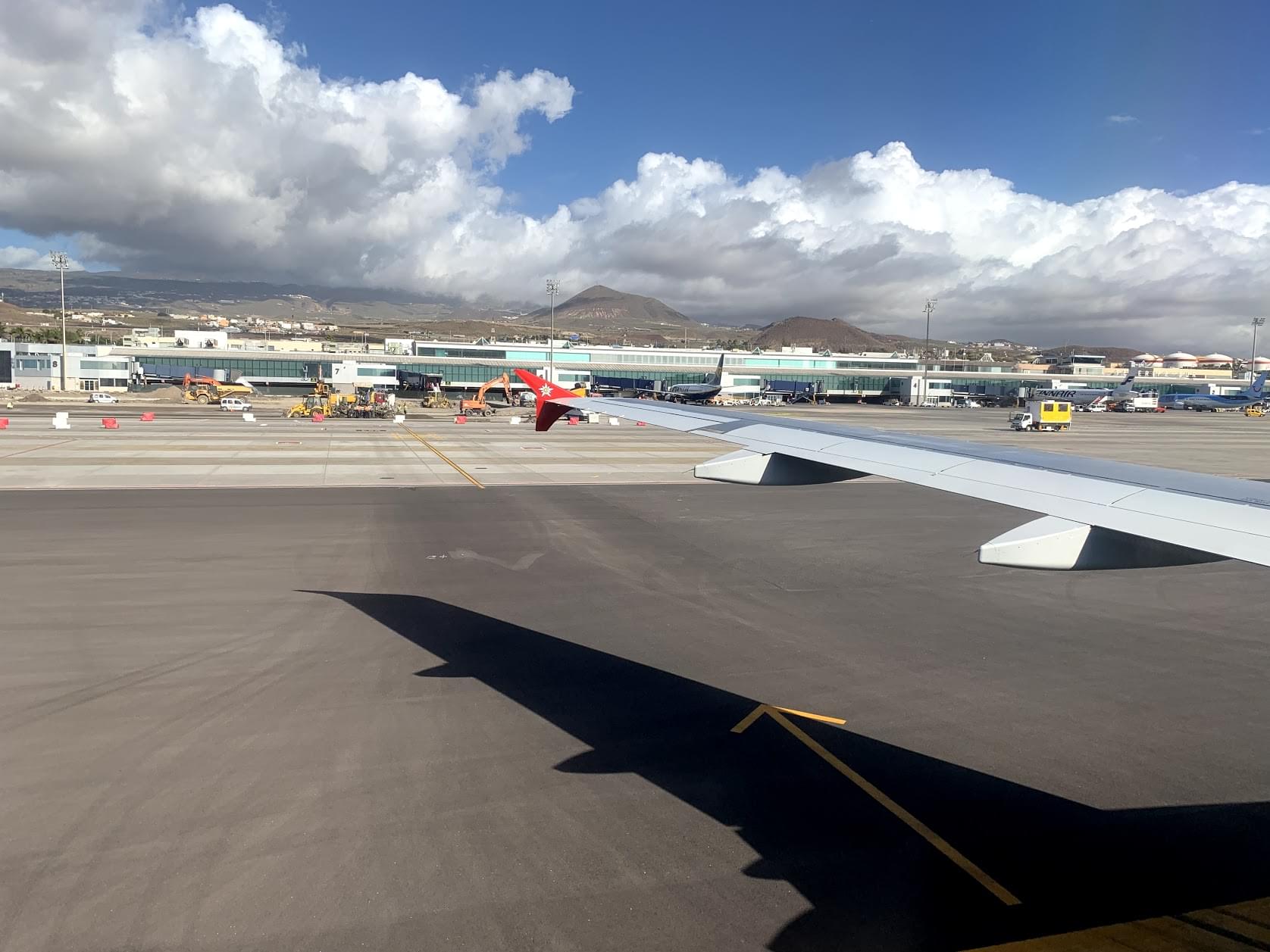 Landung auf Teneriffa: Südflughafen von Teneriffa
