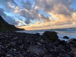 Der Sonnenuntergang am Playa El Socorro