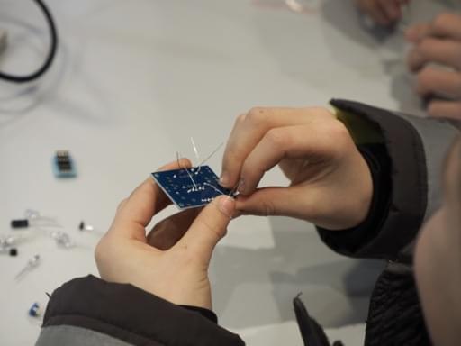 Ein Schnappschuss aus unserem Löt-Workshop